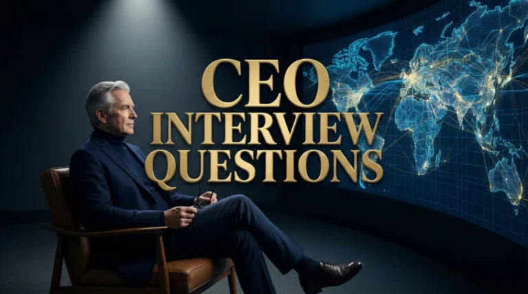 CEO Interview Questions (Corporate Vision & Culture)
