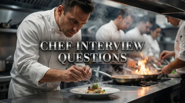 Chef Interview Questions (Culinary Skills & Menu Design)