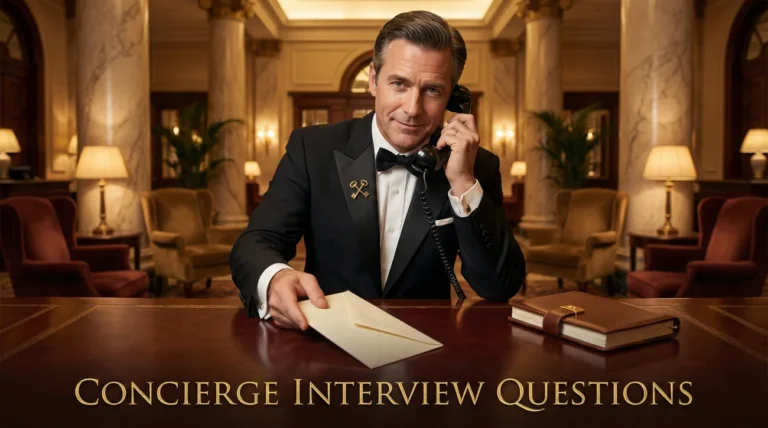 Concierge Interview Questions (Local Knowledge & Networking)