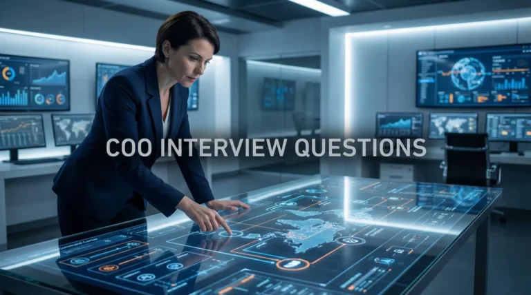 COO Interview Questions (Operational Excellence & Scale)