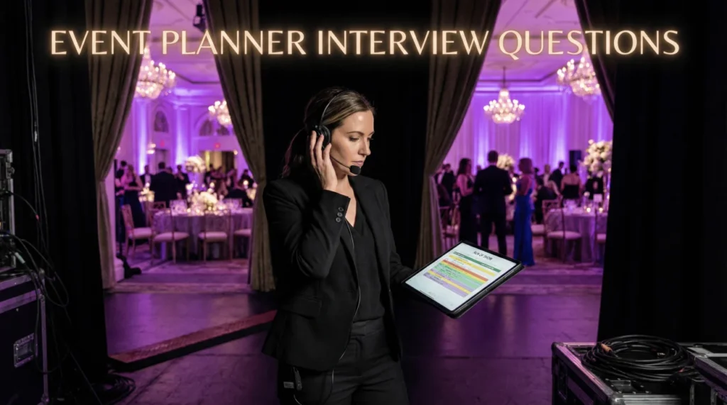 Event Planner Interview Questions