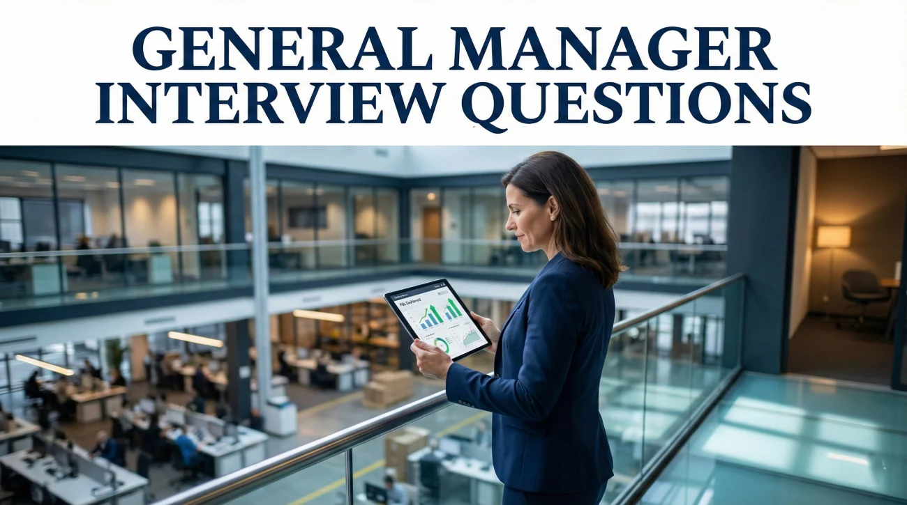 General Manager Interview Questions