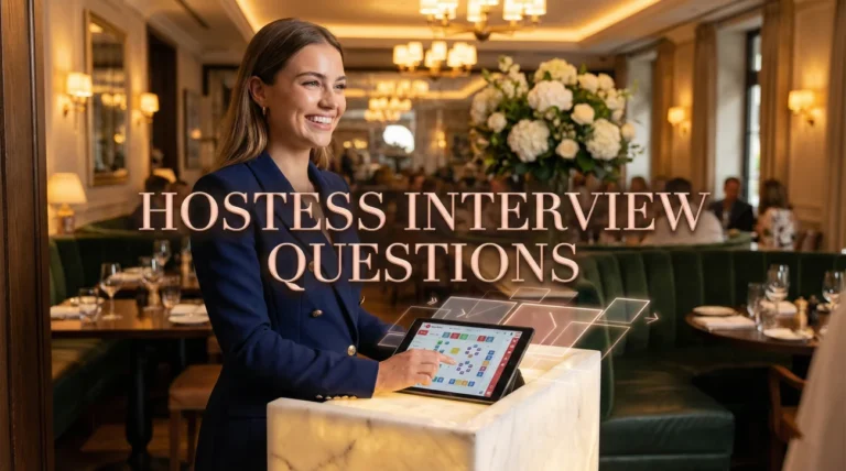 Hostess Interview Questions (Greeting & Seating Mgmt)