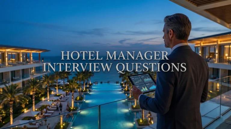 Hotel Manager Interview Questions (Guest Experience & Revenue)