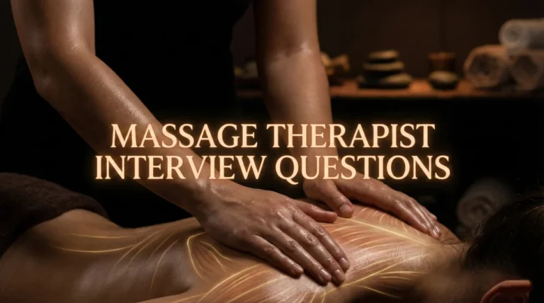 Massage Therapist Interview Questions (Techniques & Anatomy)