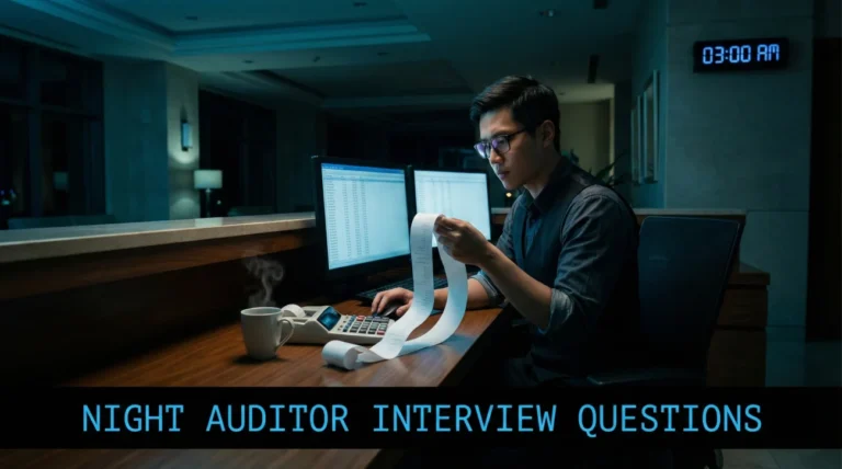 Night Auditor Interview Questions (Accounting & Overnight Ops)