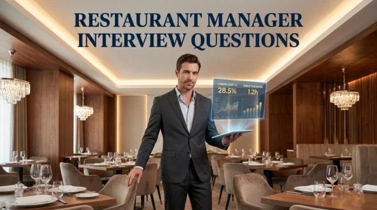 Restaurant Manager Interview Questions (Operations & P&L)