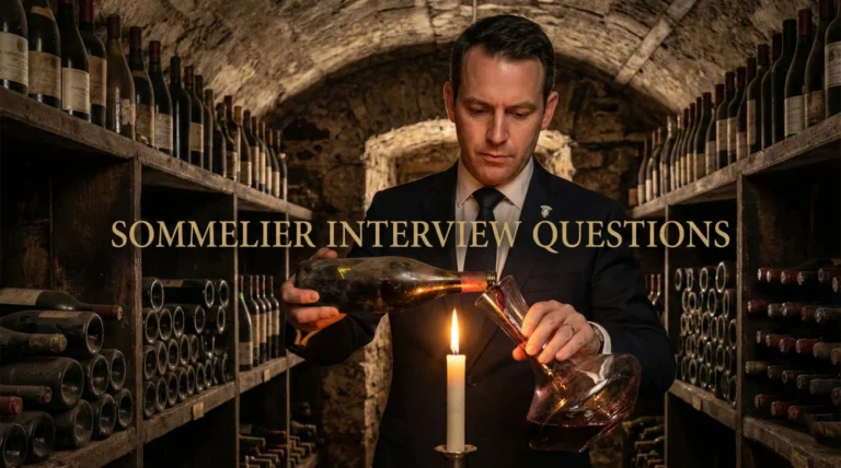 Sommelier Interview Questions (Wine Pairing & Service)