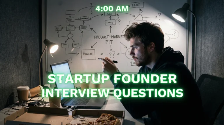 Startup Founder Interview Questions (Innovation & Grit)