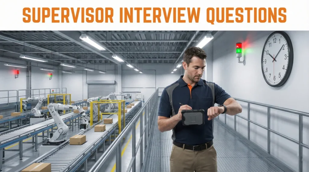 Supervisor Interview Questions