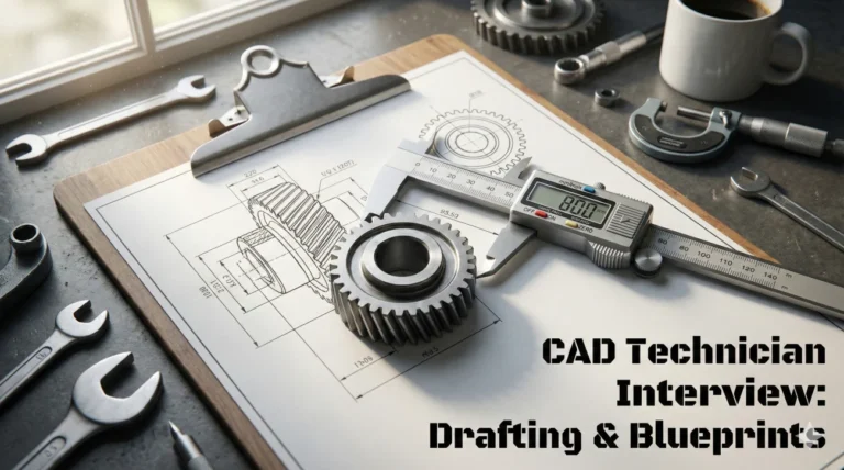 CAD Technician Interview Questions (Drafting & Blueprints)