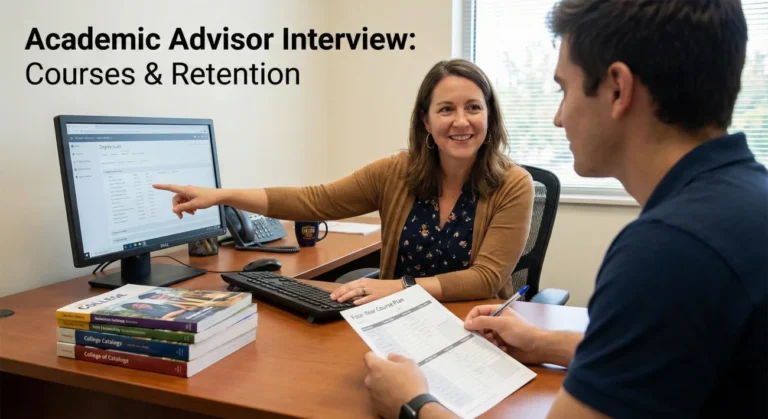 Academic Advisor Interview Questions (Courses & Retention)