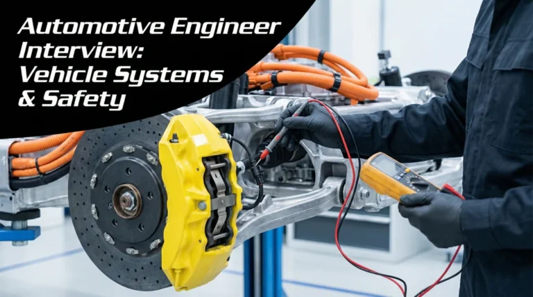 Automotive Engineer Interview Questions (Vehicle Systems & Safety)