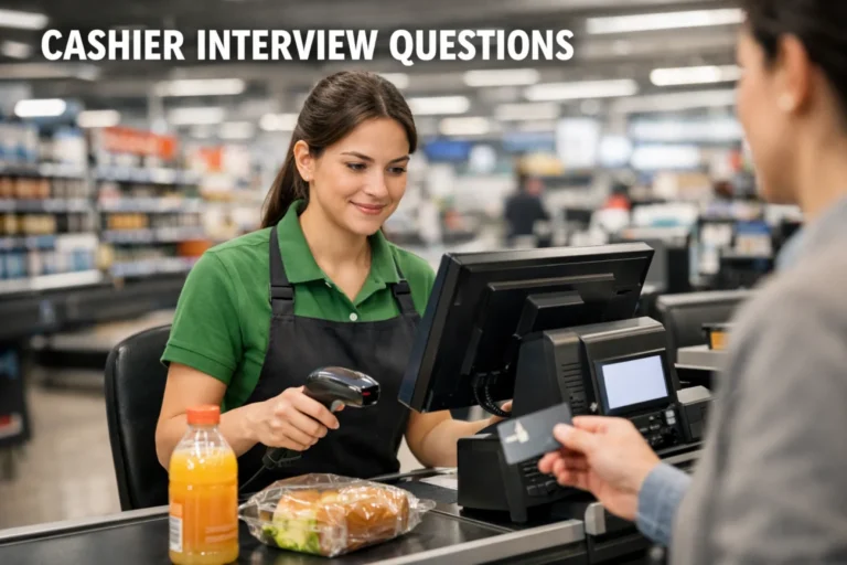 Retail Cashier Interview Questions (Accuracy & POS)