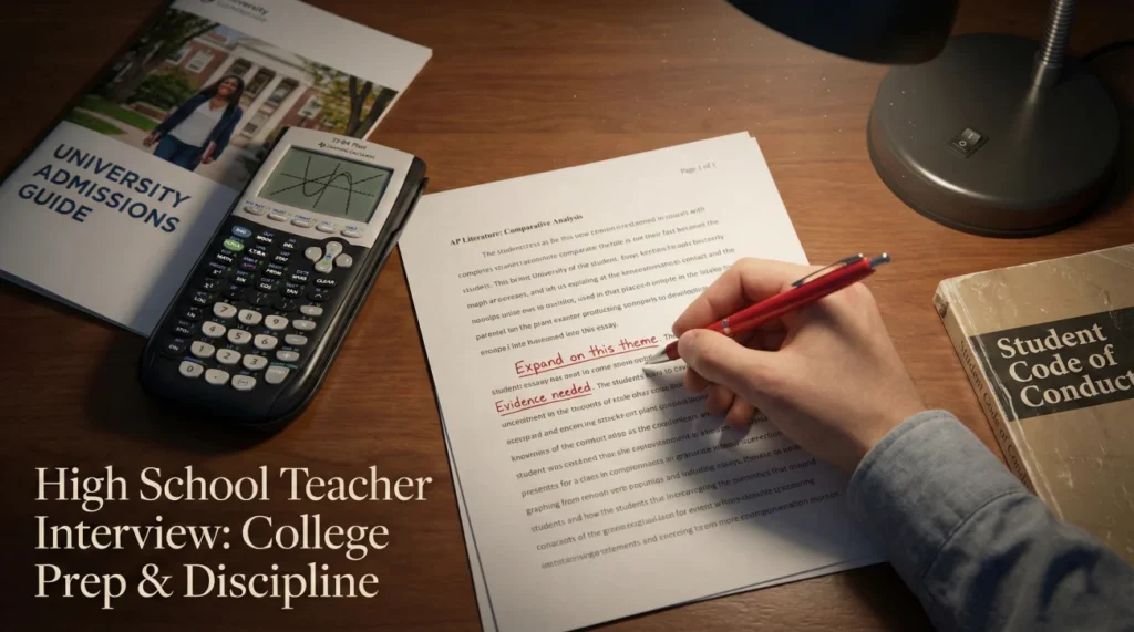 High School Teacher Interview Questions