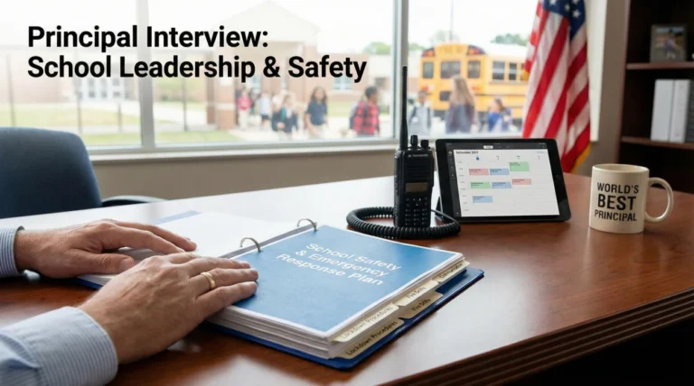 Principal Interview Questions (School Leadership & Safety)