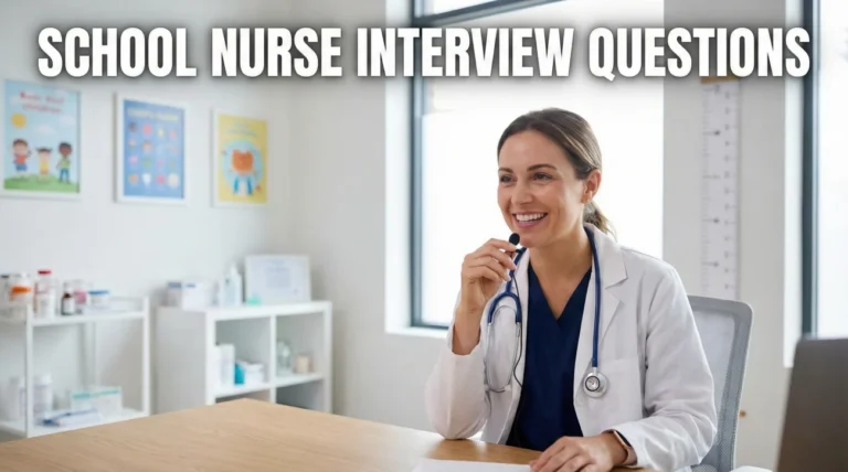 School Nurse Interview Questions (Student Health & Pediatric Care)