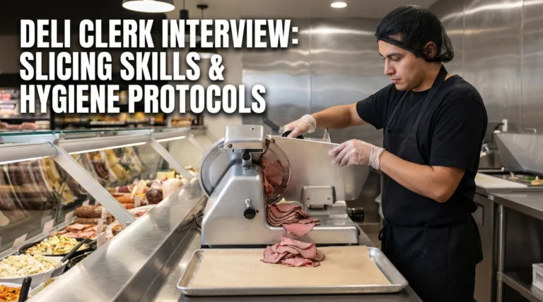 Deli Clerk Interview Questions (Slicing & Hygiene)