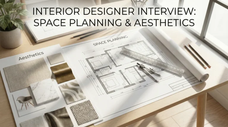 Interior Designer Interview Questions (Space Planning & Aesthetics)