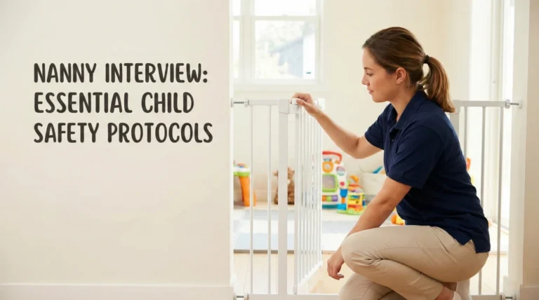 Nanny Interview Questions (Child Safety)
