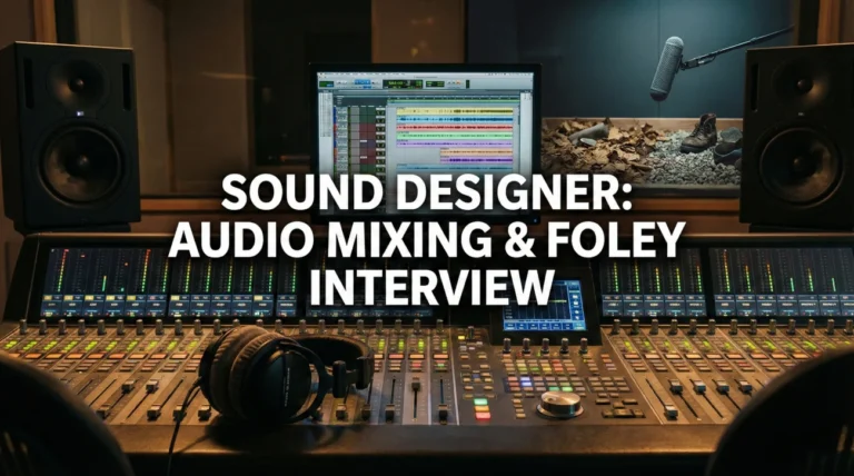 Sound Designer Interview Questions (Audio Mixing & Foley)