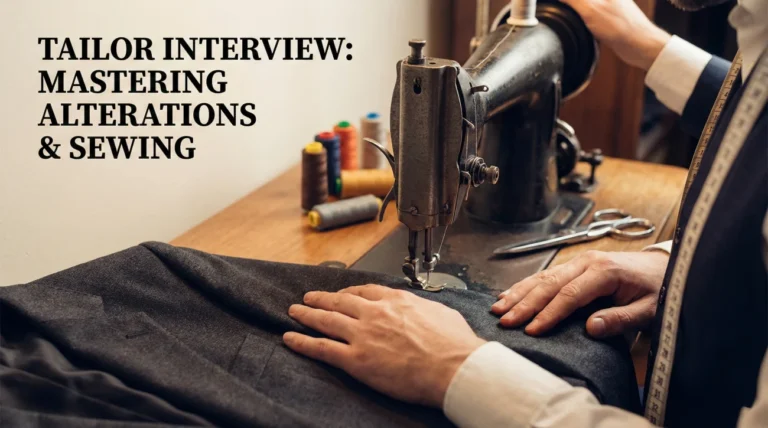 Tailor Interview Questions (Alterations & Sewing)
