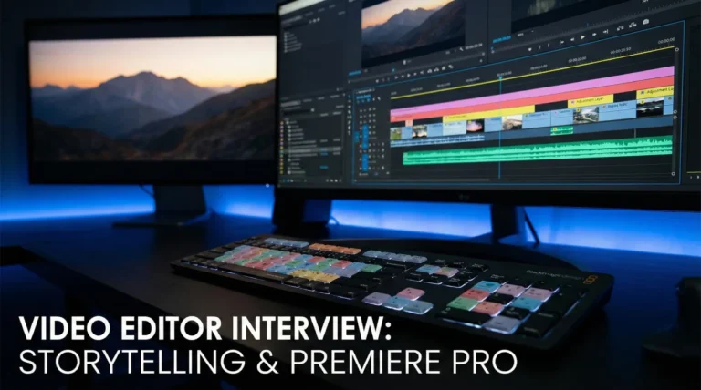 Video Editor Interview Questions (Storytelling & Premiere Pro)