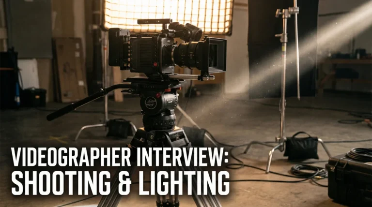 Videographer Interview Questions (Shooting & Lighting)