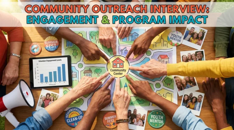 Community Outreach Coordinator Interview Questions (Engagement & Programs)