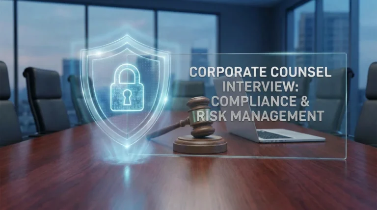 Corporate Counsel Interview Questions (Compliance & Risk)