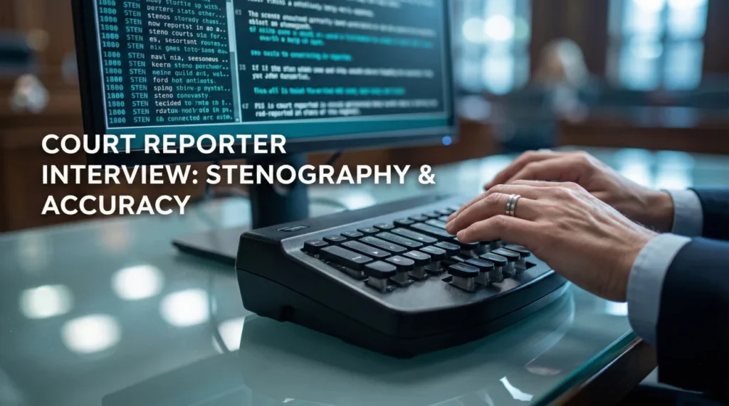 Court Reporter Interview Questions