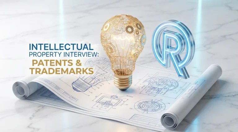 Intellectual Property (IP) Lawyer Interview Questions (Patents & Trademarks)
