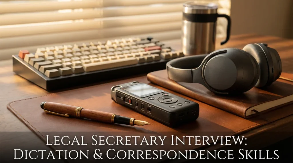 Legal Secretary Interview Questions