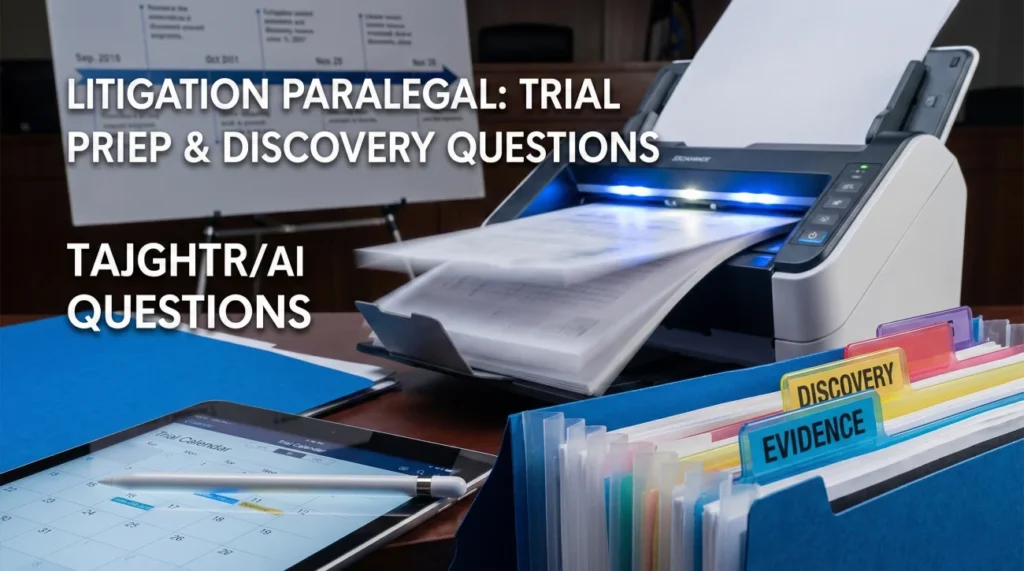 Litigation Paralegal Interview Questions