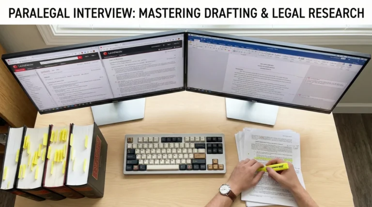 Paralegal Interview Questions (Drafting & Research)
