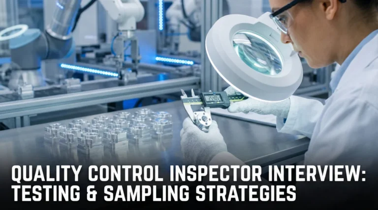 Quality Control Inspector Interview Questions (Testing & Sampling)