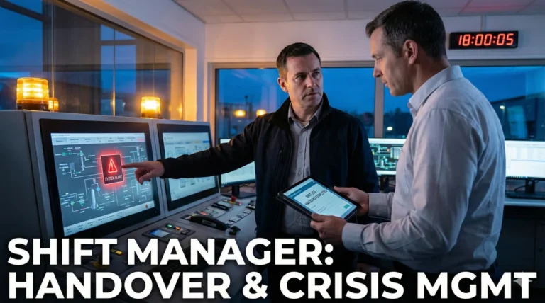 Shift Manager Interview Questions (Handover & Crisis Management)