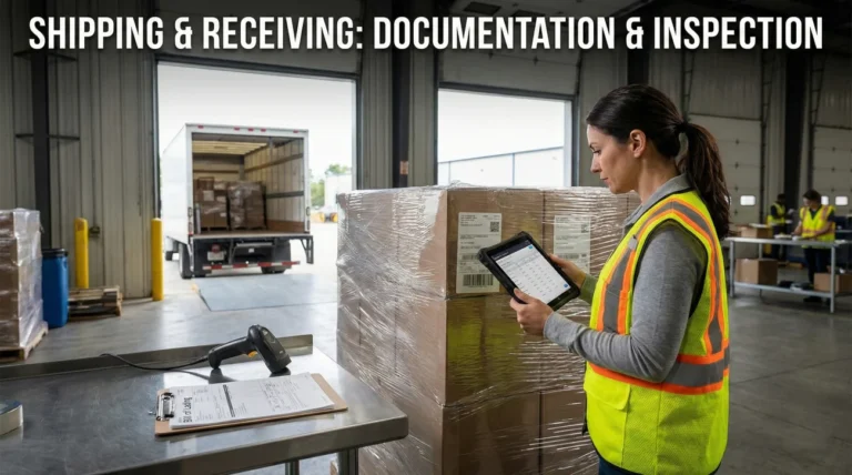 Shipping and Receiving Clerk Interview Questions (Documentation & Inspection Guide)