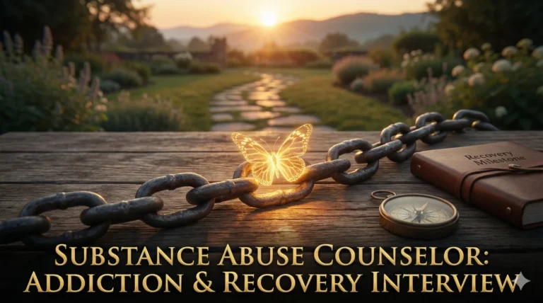 Substance Abuse Counselor Interview Questions (Addiction & Recovery)