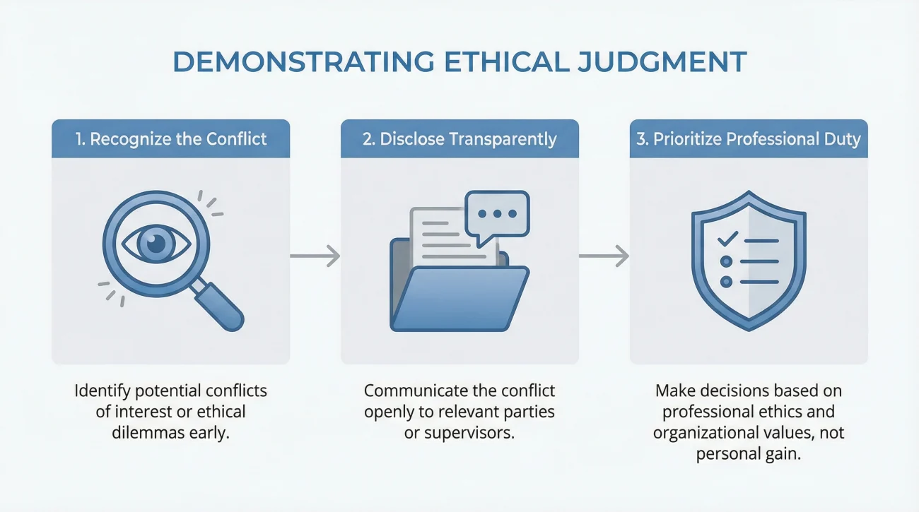 3 Steps To Demonstrate Ethical Judgment