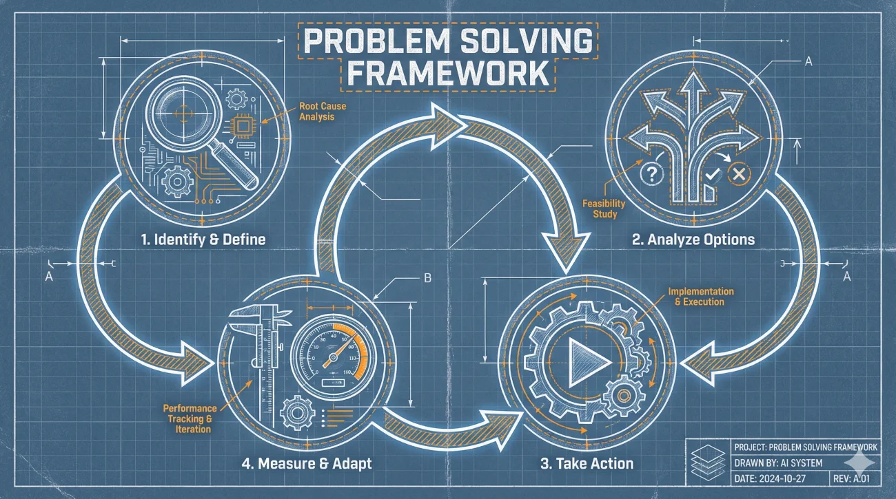 4 Steps Problem Solving Framework