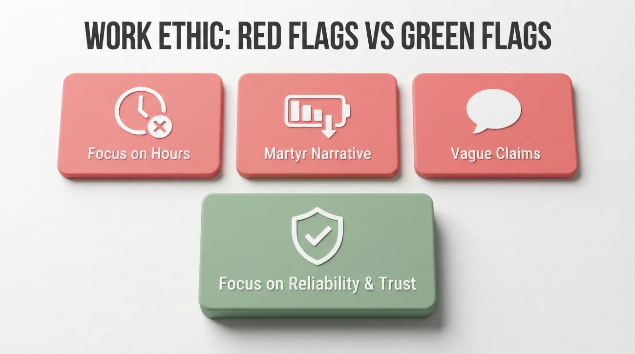 Common Mistakes To Avoid When Discussing Work Ethic Infographic