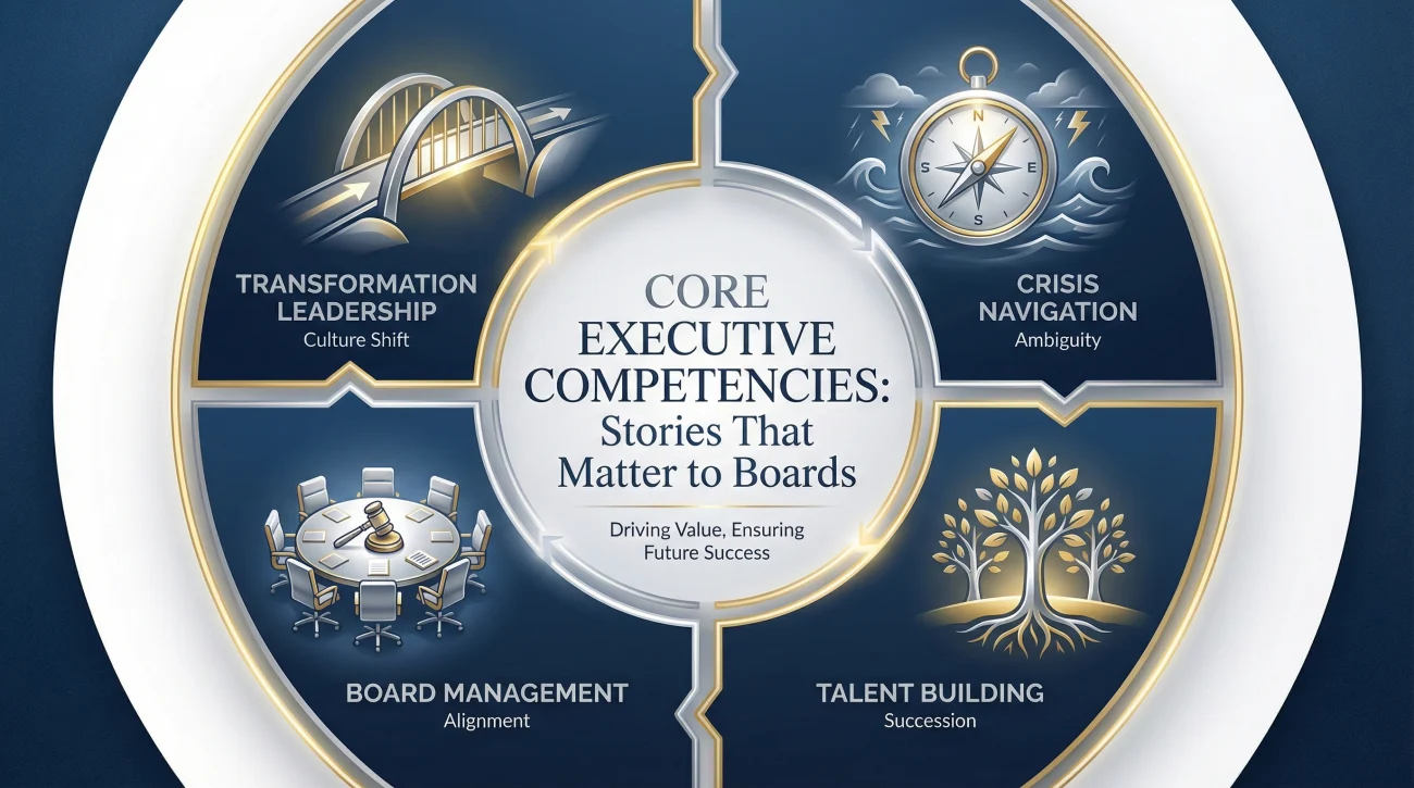 Core Leadership Competencies And Behavioral Interview Topics For Executives