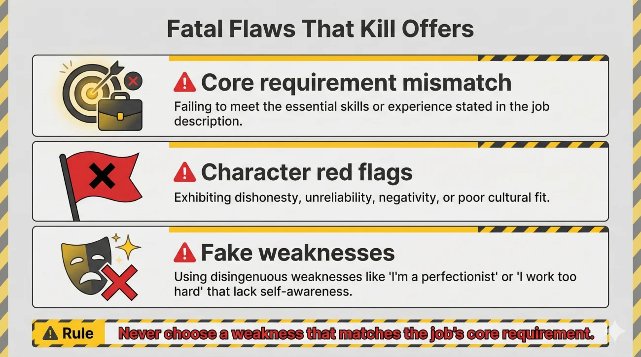 Fatal Flaws That Kill Offers