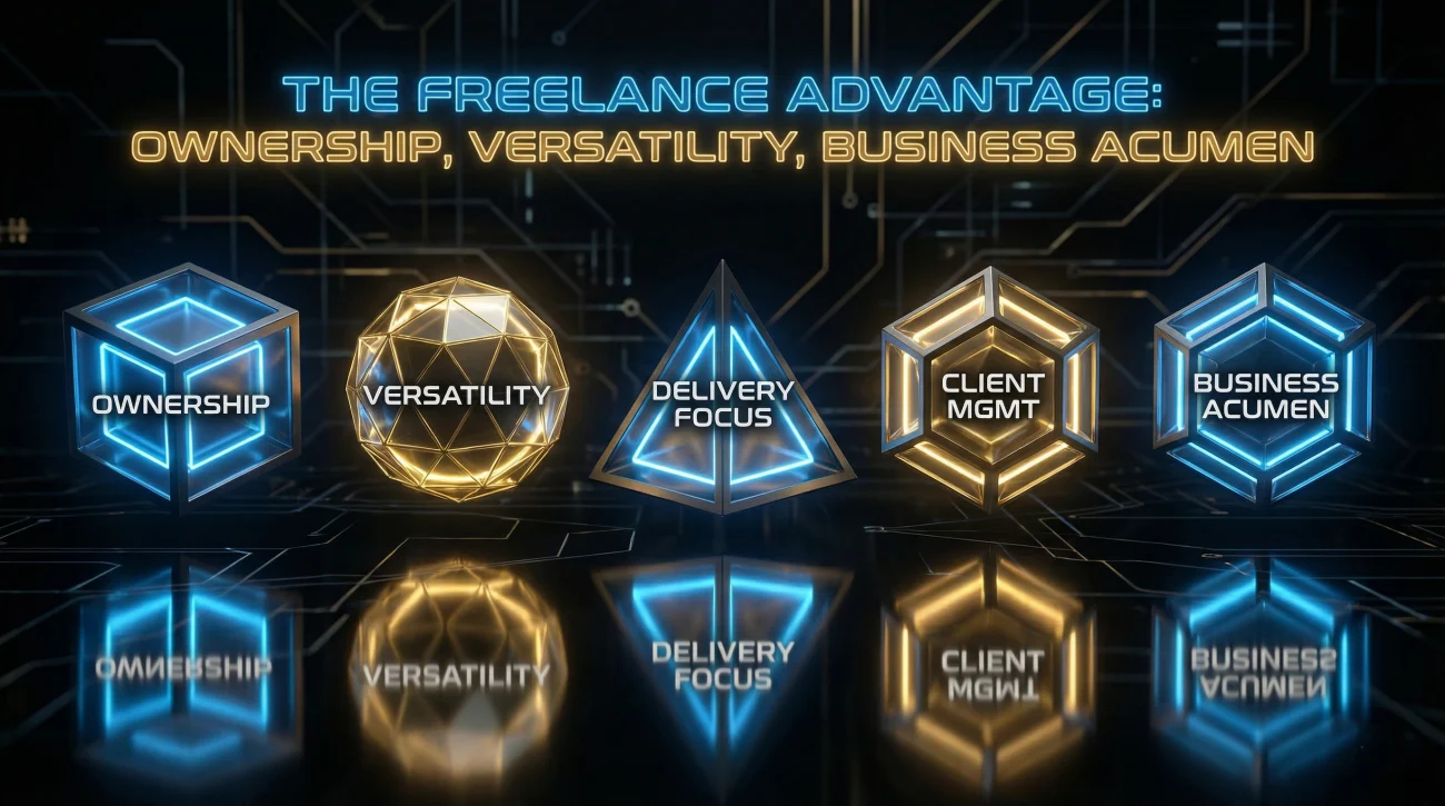 Freelance Advantage Assets Visualization Dark Mode