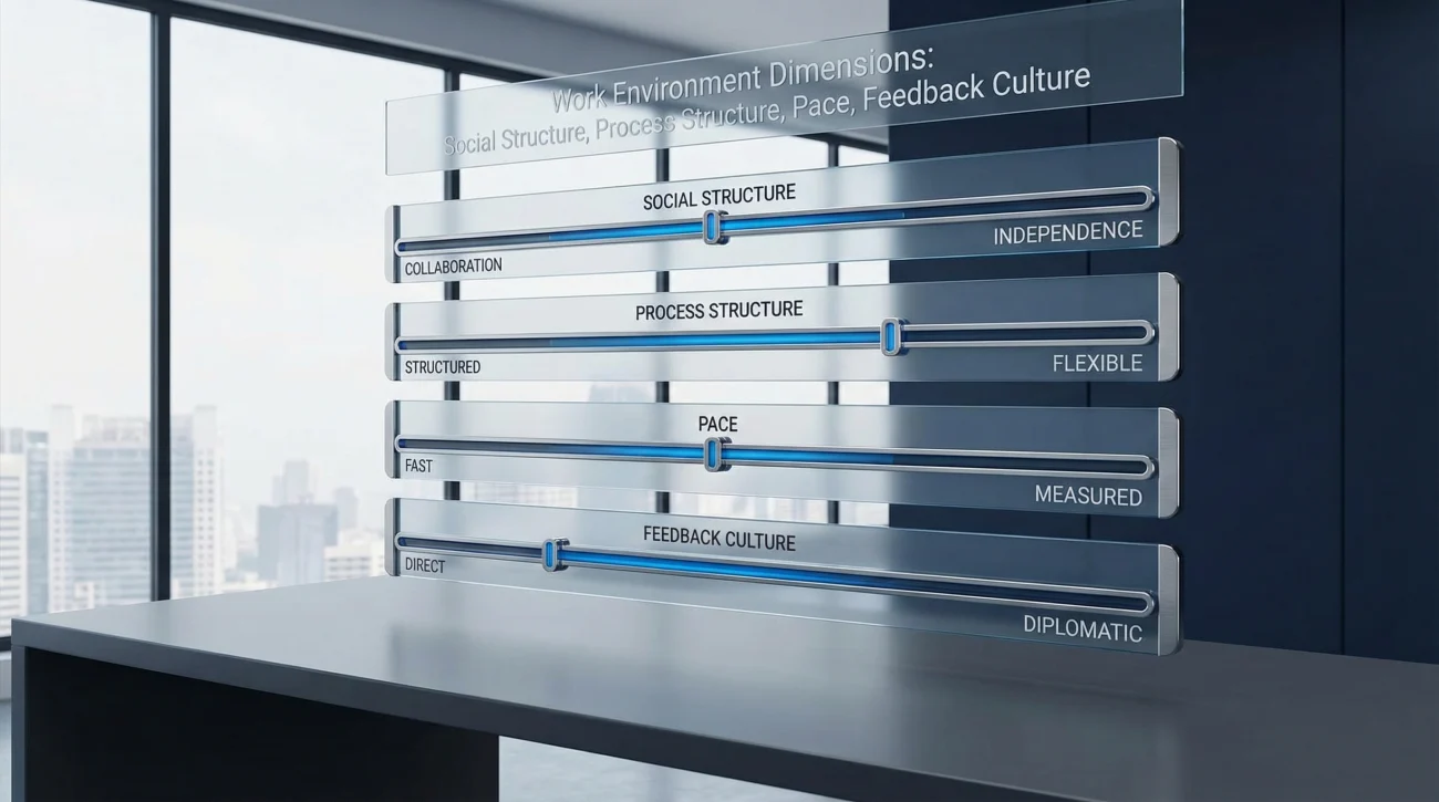 Key Dimensions Of Work Environment List