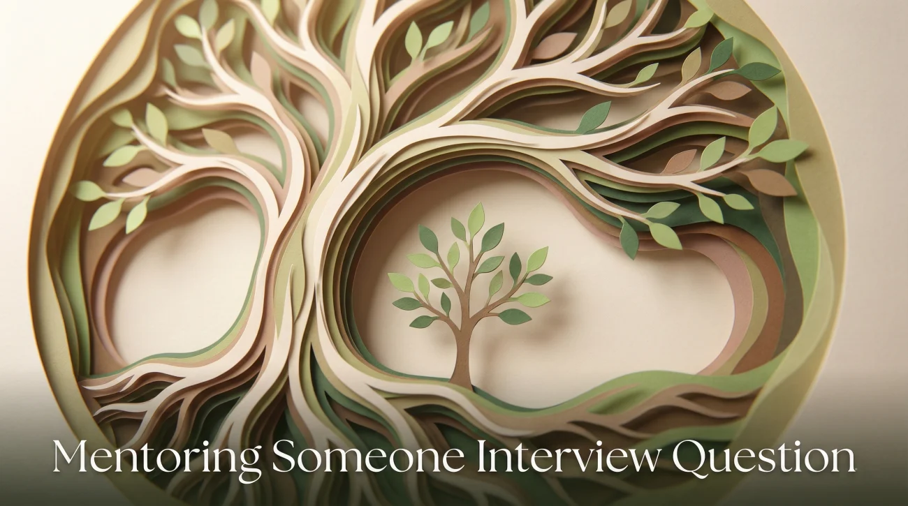 Mentoring Someone Interview Question