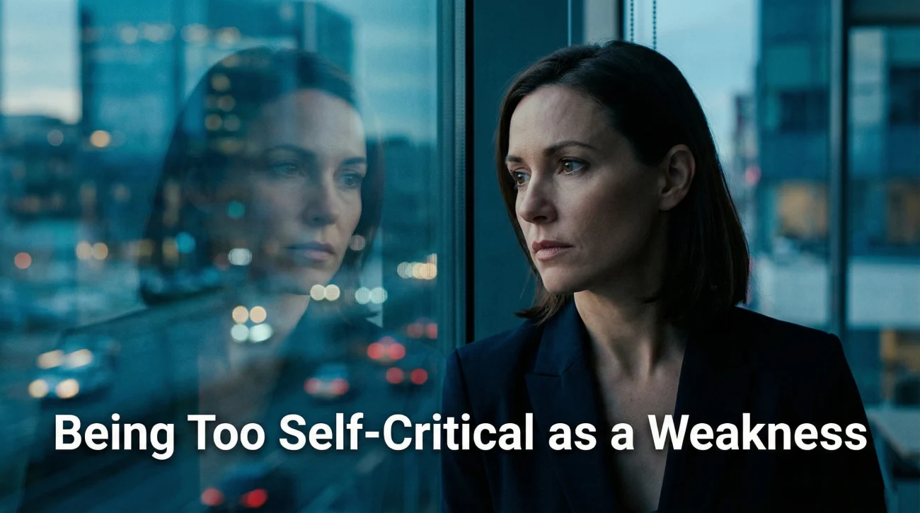 Being Too Self-critical As A Weakness