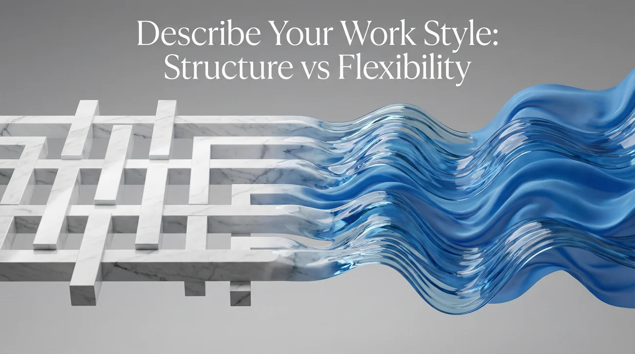 Describe Your Work Style