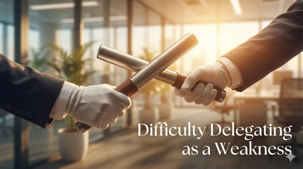 Difficulty Delegating As A Weakness